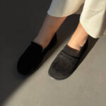 Лофери замшеві чорні