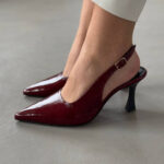 Слінгбеки лакові бордові