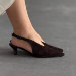 Слінгбеки замшеві коричневі