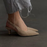 Слінгбеки замшеві бежеві